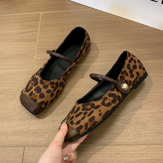 Damen Elegante Ballerinas mit modischem Riemchen und komfortablem Fußbett EB