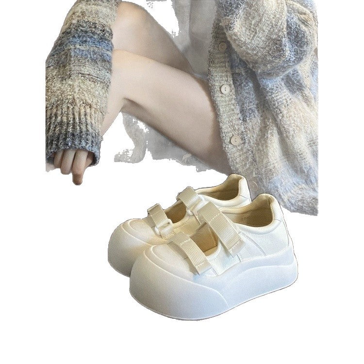 Damen Bequeme Sneakers mit komfortabler Klettverschluss und einzigartigem Design EB