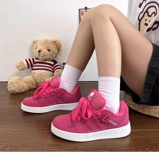 Damen Sportliche Sneakers mit rutschfester Sohle und atmungsaktivem Obermaterial EB