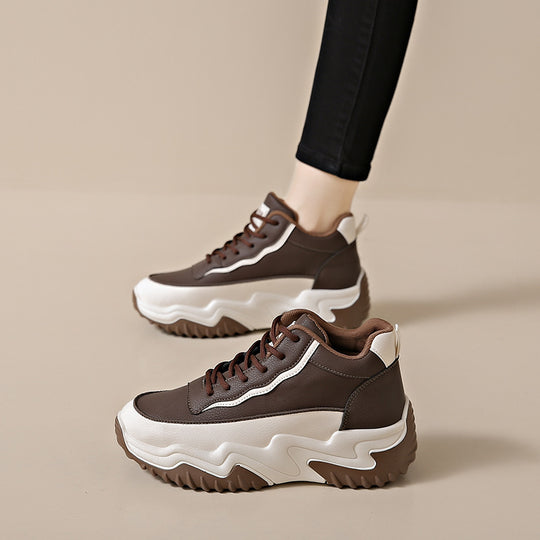 Damen Sportliche High-Top Sneakers mit rutschfester Sohle und ergonomischer Dämpfung EB