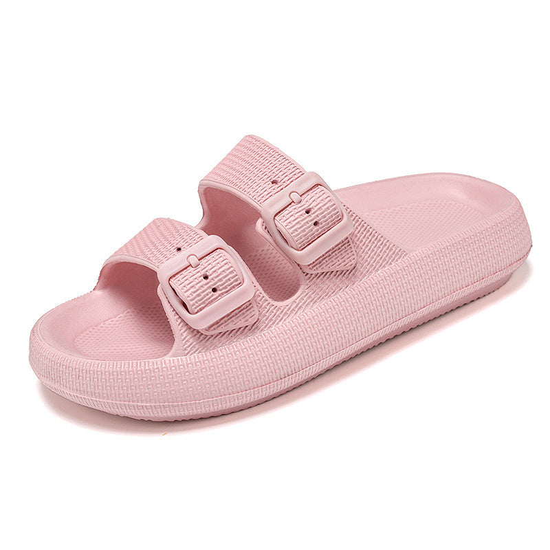 Damen Komfortable Sandalen mit Doppel-Schnallen EB