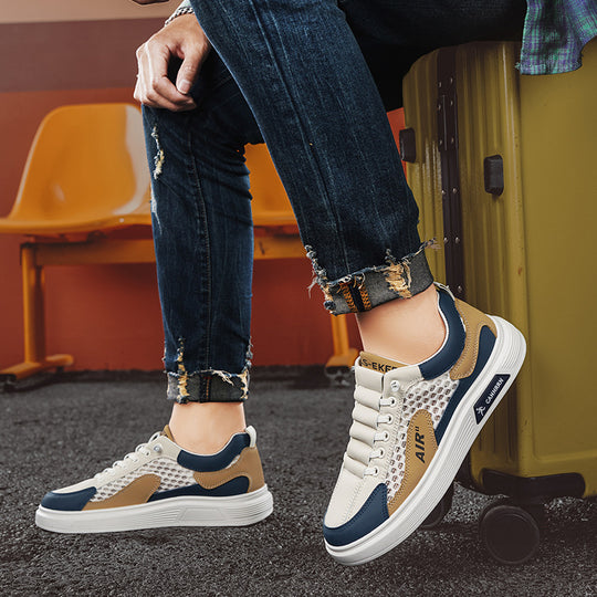 Damen Sportliche Mesh-Sneaker mit atmungsaktiver Oberflächenstruktur und dämpfender Sohle EB