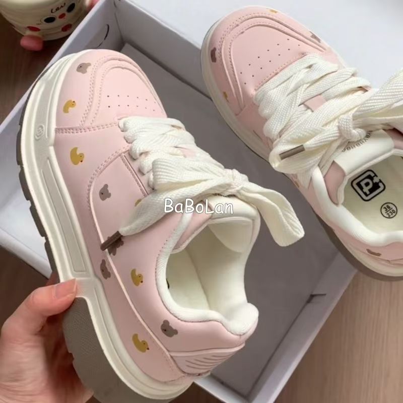 Damen Sneaker mit tierischen Motiven und bequemer Dämpfung EB