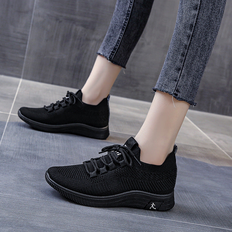 Damen Atmungsaktive Sport Sneakers mit flexiblem Schaft und rutschfester Sohle EB