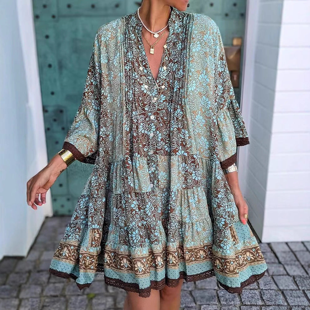 Damen Maxikleid Heidi-Mode