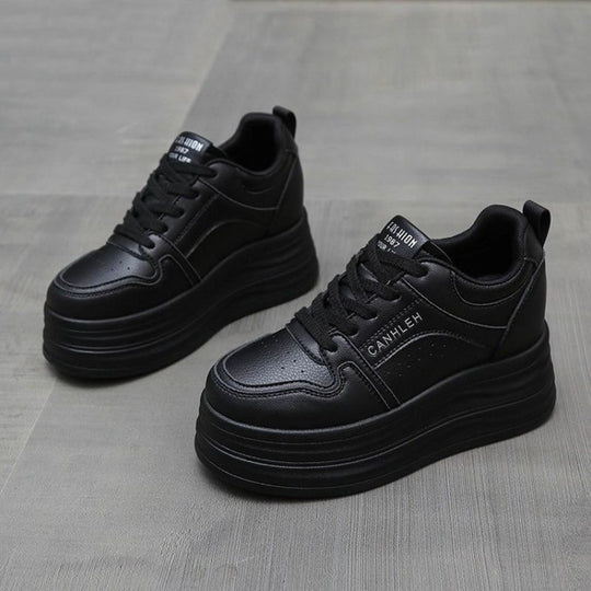 Damen modische Plateau Sneakers EB