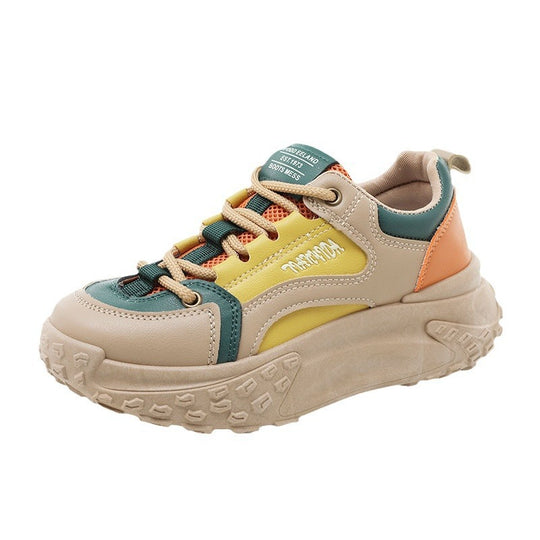 Damen Sportliche Chunky Sneakers mit atmungsaktiver Struktur EB