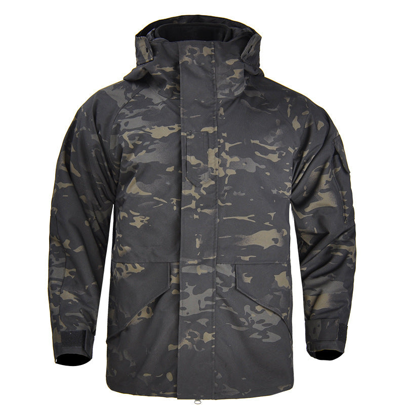 Herren wetterfeste Camouflage-Jacke EB