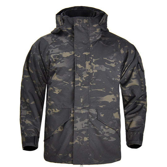 Herren wetterfeste Camouflage-Jacke EB