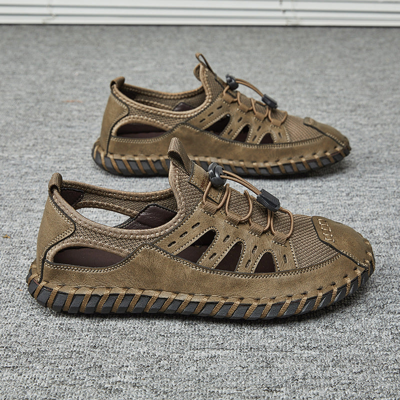 Herren Atmungsaktive Outdoor-Schnellschnürsandalen EB