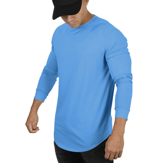 Herren Langarmshirt mit innovativem Schnitt und atmungsaktiver Struktur EB