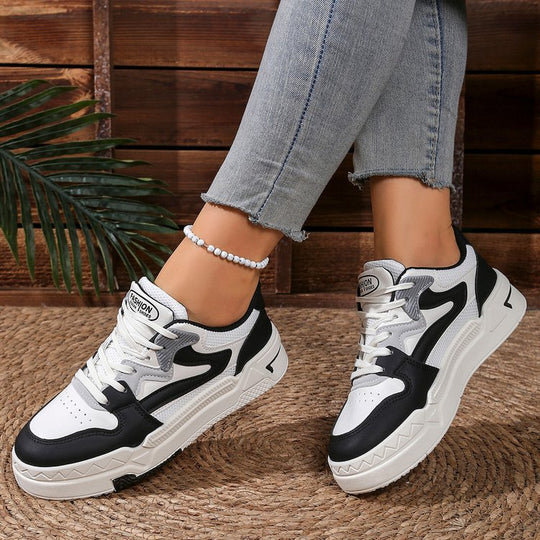 Damen Sportliche Sneakers mit rutschfester Sohle und atmungsaktivem Obermaterial EB
