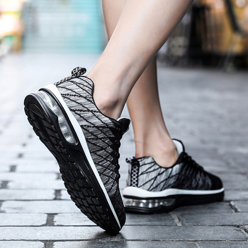 Damen Leistungsfähige Laufschuhe mit atmungsaktivem Mesh-Obermaterial und dämpfender Sohle EB