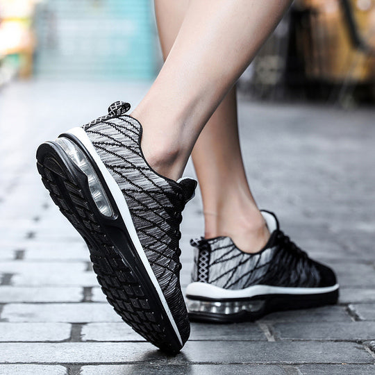 Damen Leistungsfähige Laufschuhe mit atmungsaktivem Mesh-Obermaterial und dämpfender Sohle EB