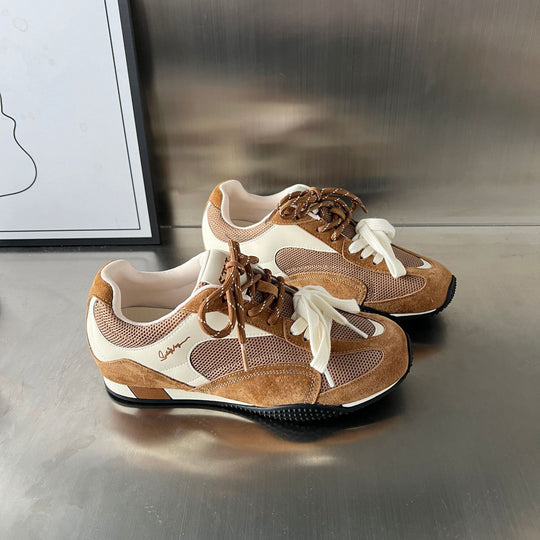 Damen Sportliche Sneakers mit atmungsaktivem Obermaterial und weicher Polsterung EB