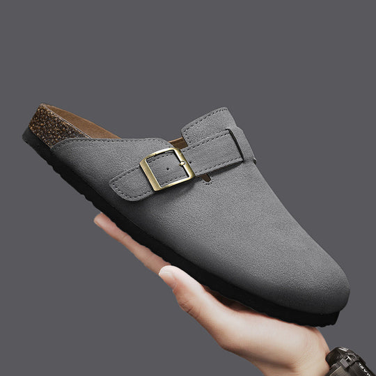 Damen elegante Clogs mit verstellbarem Riemen und rutschfester Sohle EB