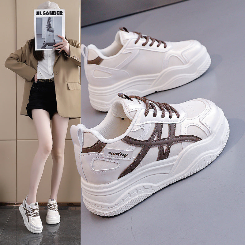 Damen Chunky Sneakers mit sportivem Design und dämpfender Sohle EB