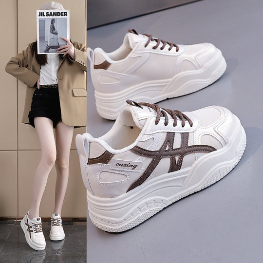 Damen Chunky Sneakers mit sportivem Design und dämpfender Sohle EB