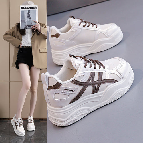 Damen Chunky Sneakers mit sportivem Design und dämpfender Sohle EB