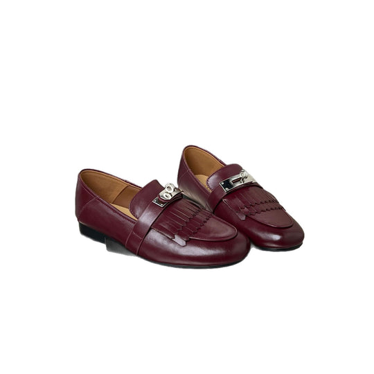 Damen Mokassins mit modischen Fransen und elegantem Schnallen-Detail EB