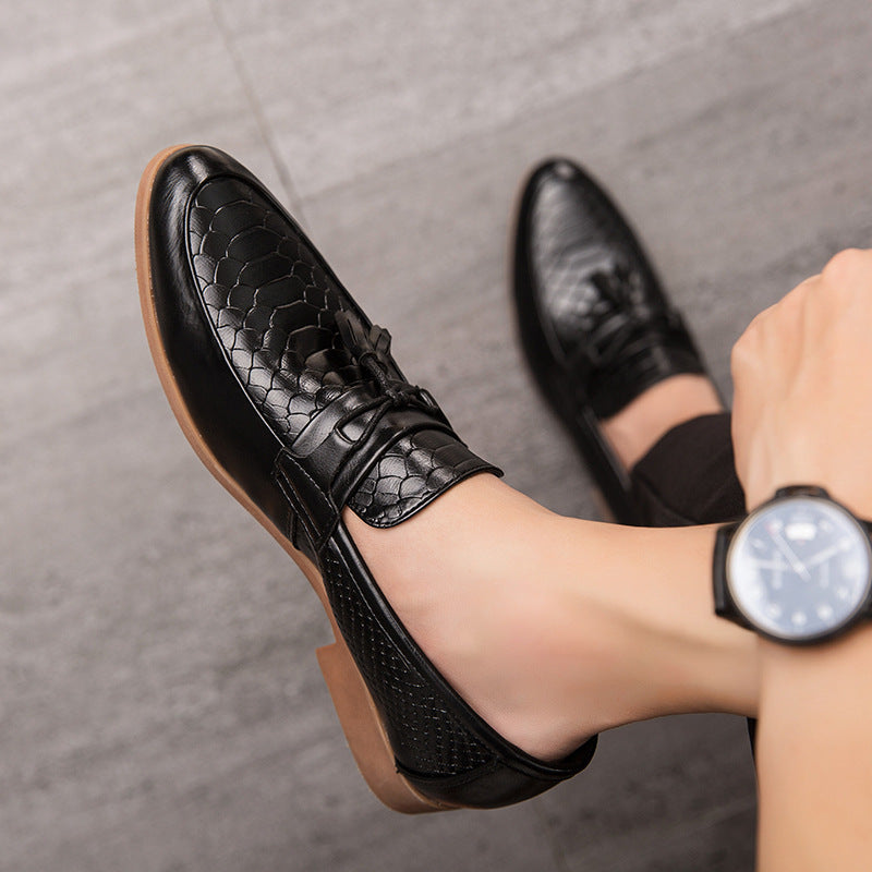 Damen Elegante Mokassins mit modischem Schlaufen-Detail EB
