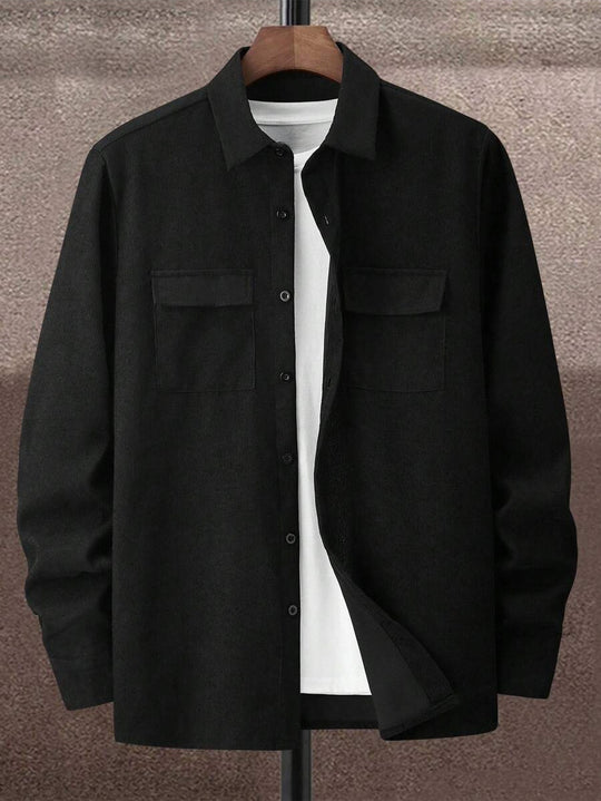Herren Leichte und atmungsaktive Hemdbluse EB