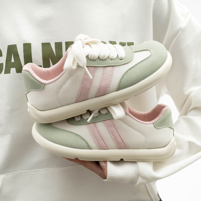 Damen Atmungsaktive Freizeit Sneakers mit rutschfester Sohle EB