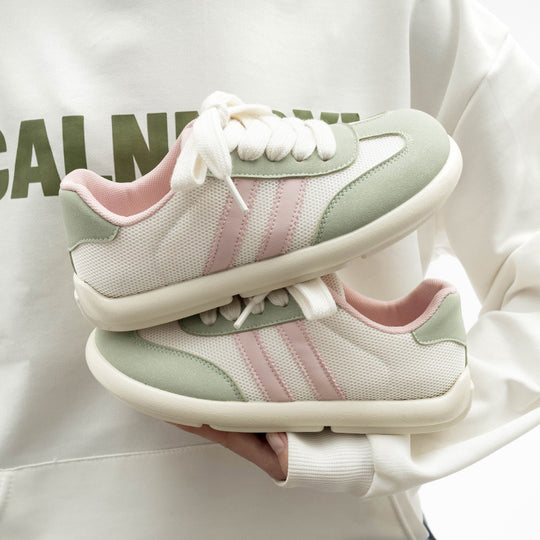 Damen Atmungsaktive Freizeit Sneakers mit rutschfester Sohle EB