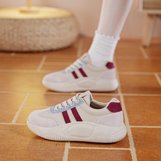 Damen modische Sneaker mit dämpfender Sohle und sportlichem Design EB