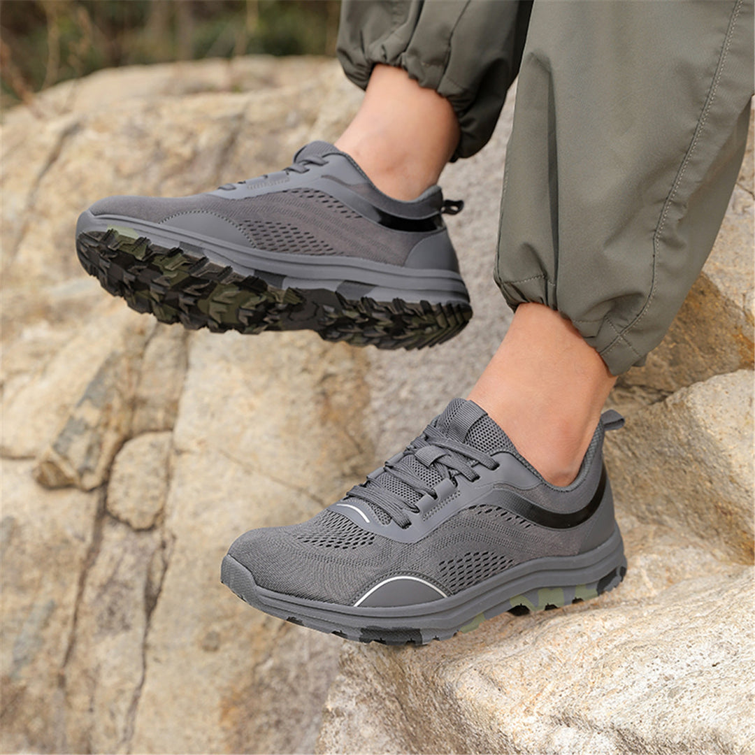 Herren Atmungsaktive Fitness-Laufschuhe mit Stoßdämpfung EB