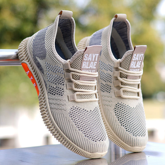Damen Ultraleichte Atmungsaktive Sneakers mit flexibler Sohle EB