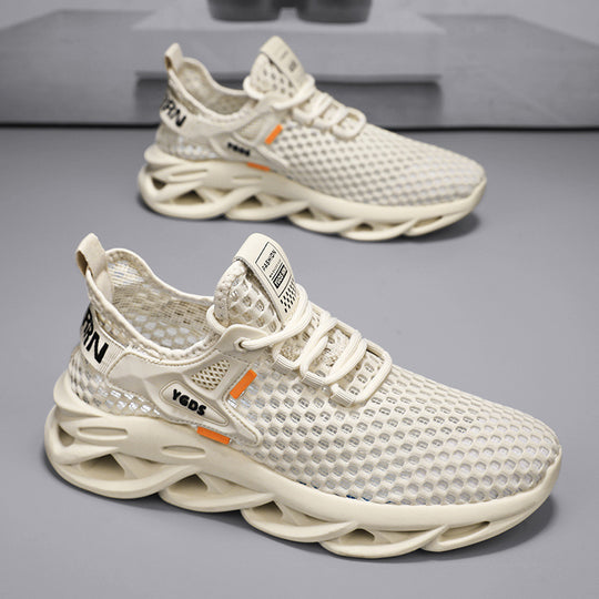 Damen Sportliche Sneakers mit atmungsaktiver Mesh-Oberfläche und flexibler Sohle EB
