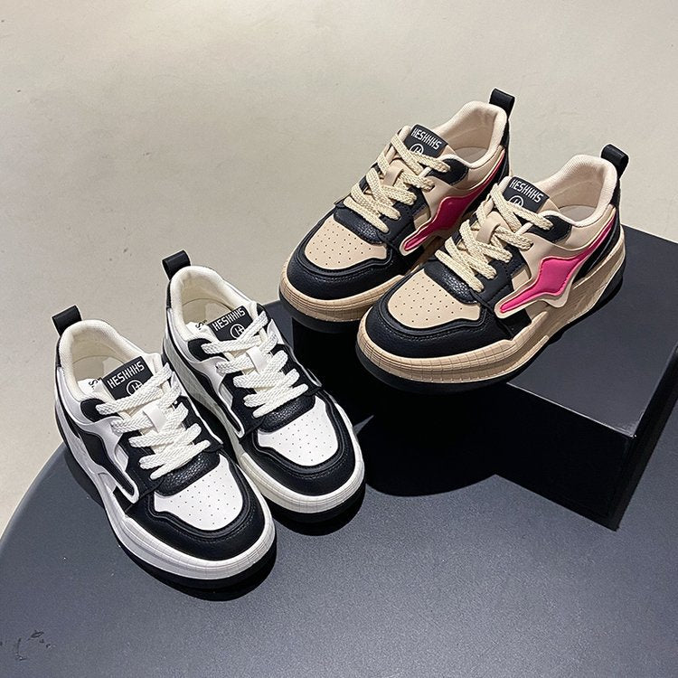 Damen sportliche Sneaker mit strapazierfähigem Obermaterial und dämpfender Sohle EB
