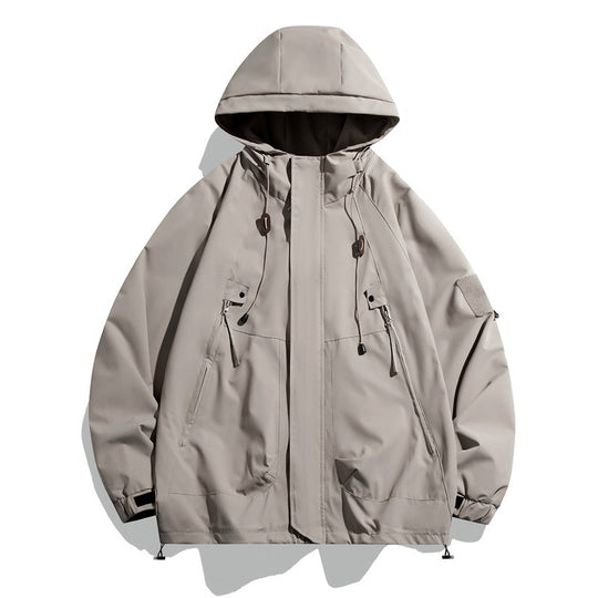 Damen technische Funktionsjacke mit verstellbarem Kapuzensystem und robustem Wetterschutz EB
