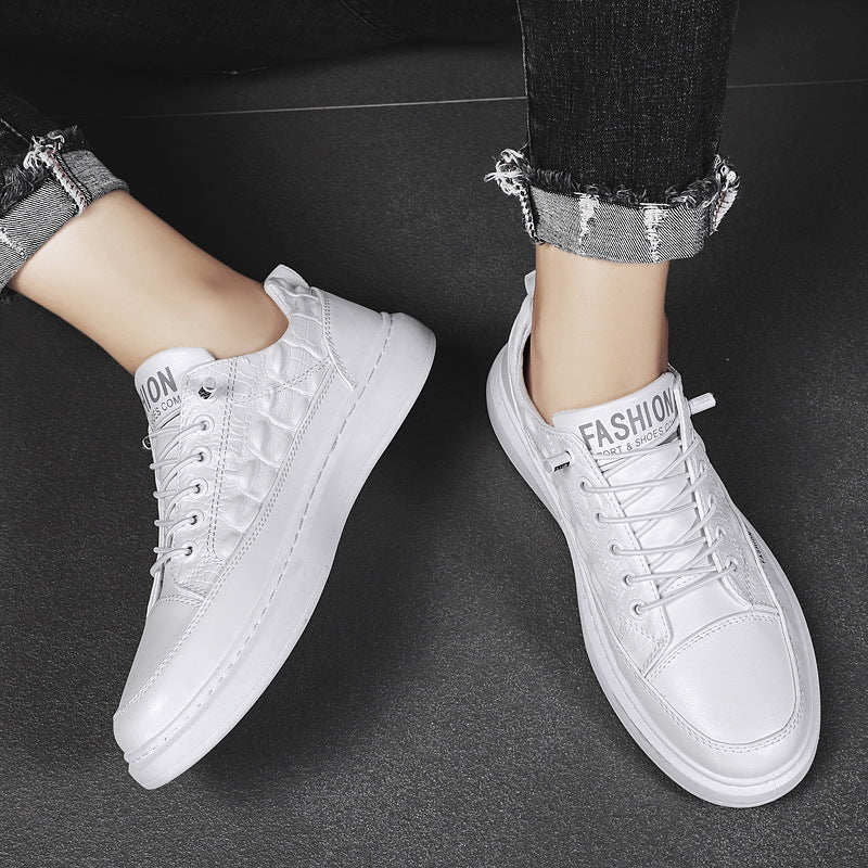 Damen Komfortable Sneakers mit trendigem Krokodil-Design EB