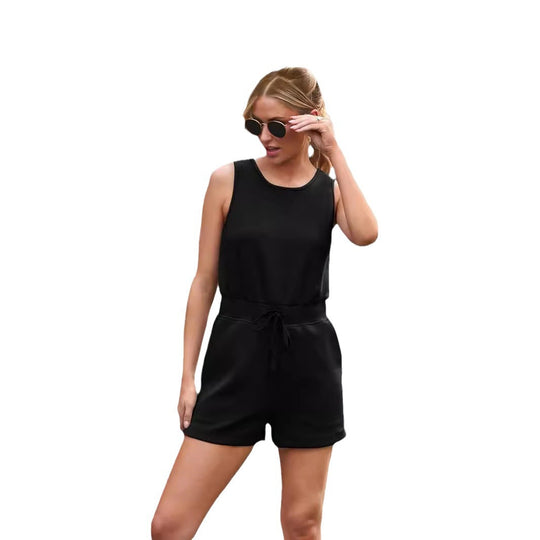 Damen Freizeit Overall mit modischen Taschen EB