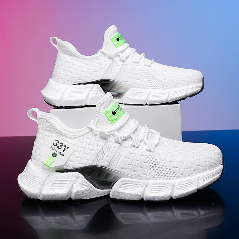 Damen Leichte und atmungsaktive Lifestyle Sneaker mit stoßdämpfender Sohle EB