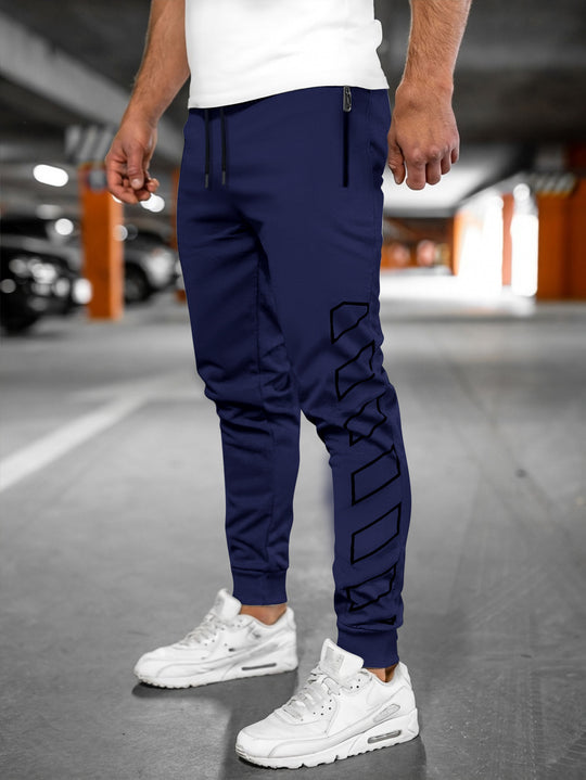 Herren Sportliche Jogginghose mit modernem Design und Seitentaschen EB