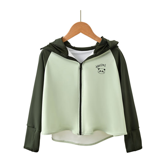 Jungen atmungsaktive Kapuzenjacke mit UV-Schutz EB
