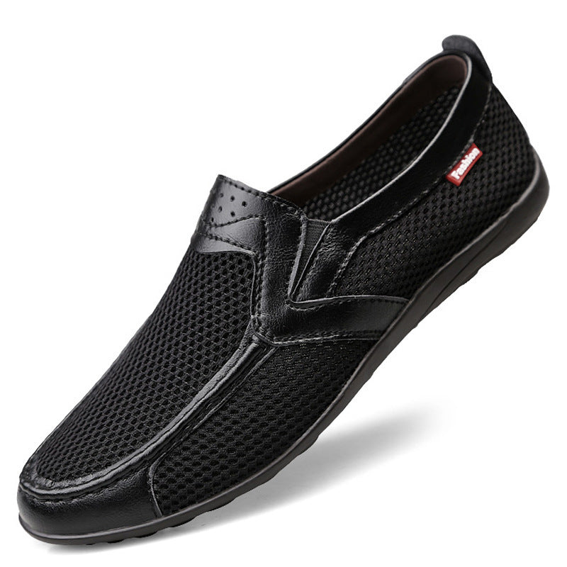 Damen atmungsaktive Slip-On Freizeitschuhe mit rutschfester Sohle EB