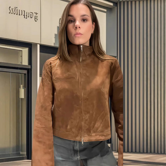 Damen Lässige Kurzjacke im modischen Stil EB