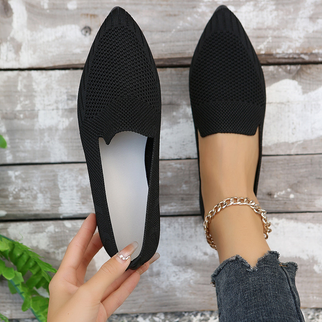Damen Atmungsaktive Slip-On Ballerinas EB