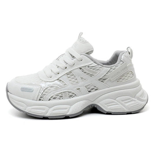 Damen Sportliche Mesh-Sneaker mit atmungsaktiver Laufsohle EB