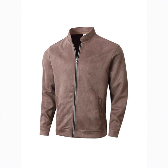 Herren Fleecejacke mit modernem Stehkragen und weichem Innenfutter EB