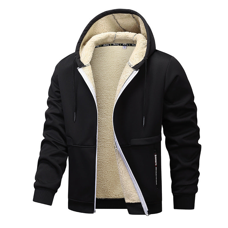 Herren warme Fleecejacke mit funktionalem Schnitt EB