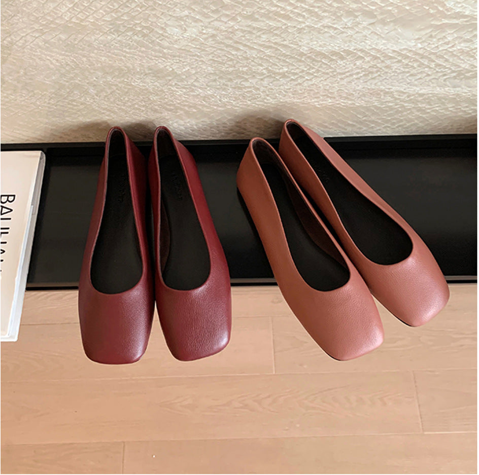 Damen Ballerinas aus hochwertigem Leder mit ergonomischem Fußbett EB
