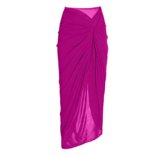Damen Badeanzug mit asymmetrischem Rüsschendesign EB