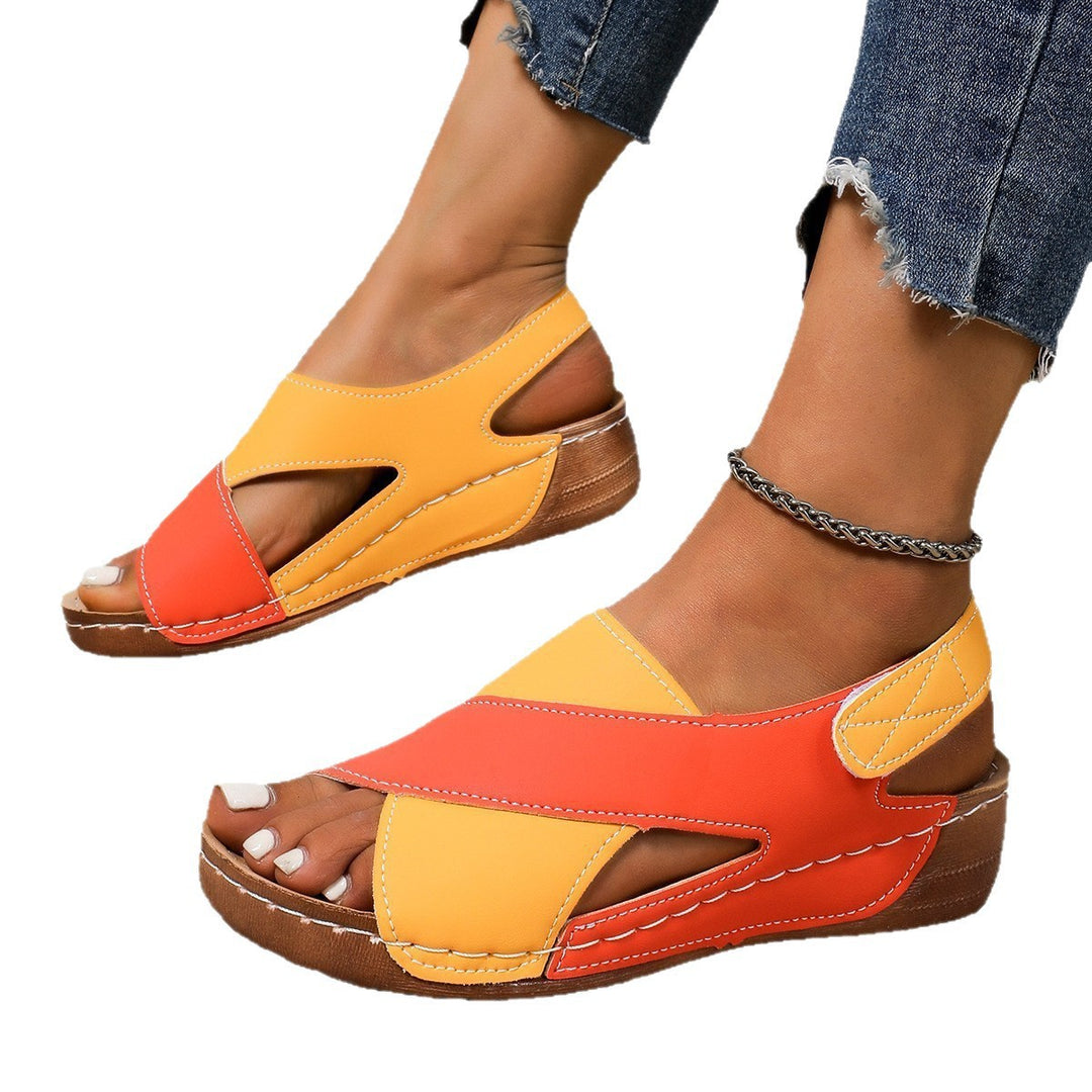 Damen Komfortable Sandalen mit bequemem Fußbett und modischem Schnitt EB