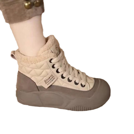 Damen Hochwertige Winterschuhe mit kuscheligem Innenfutter und rutschfester Sohle EB