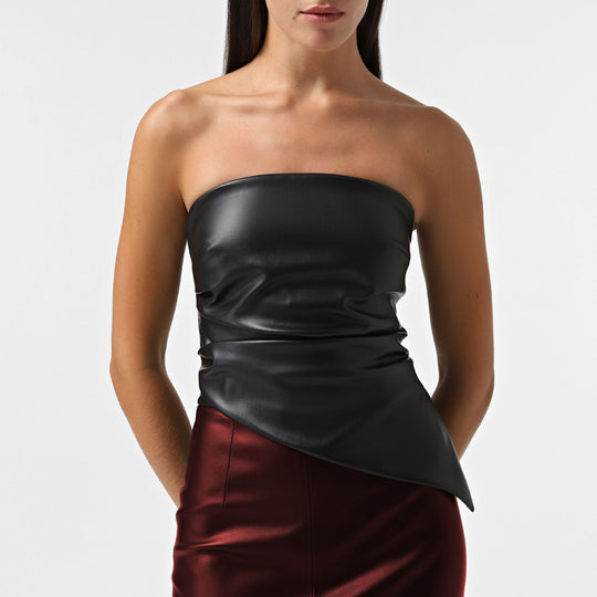 Damen Oberteil im eleganten Wickeldesign EB